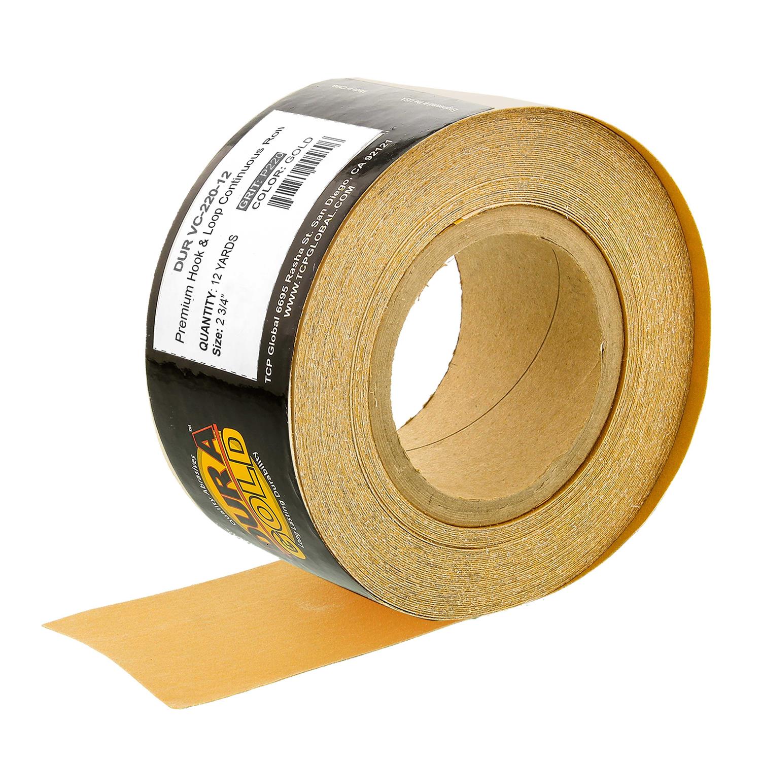 Dura-Gold Premium Grit Gold Longboard Continuous Sandpaper Roll - MT - Mrs Treak