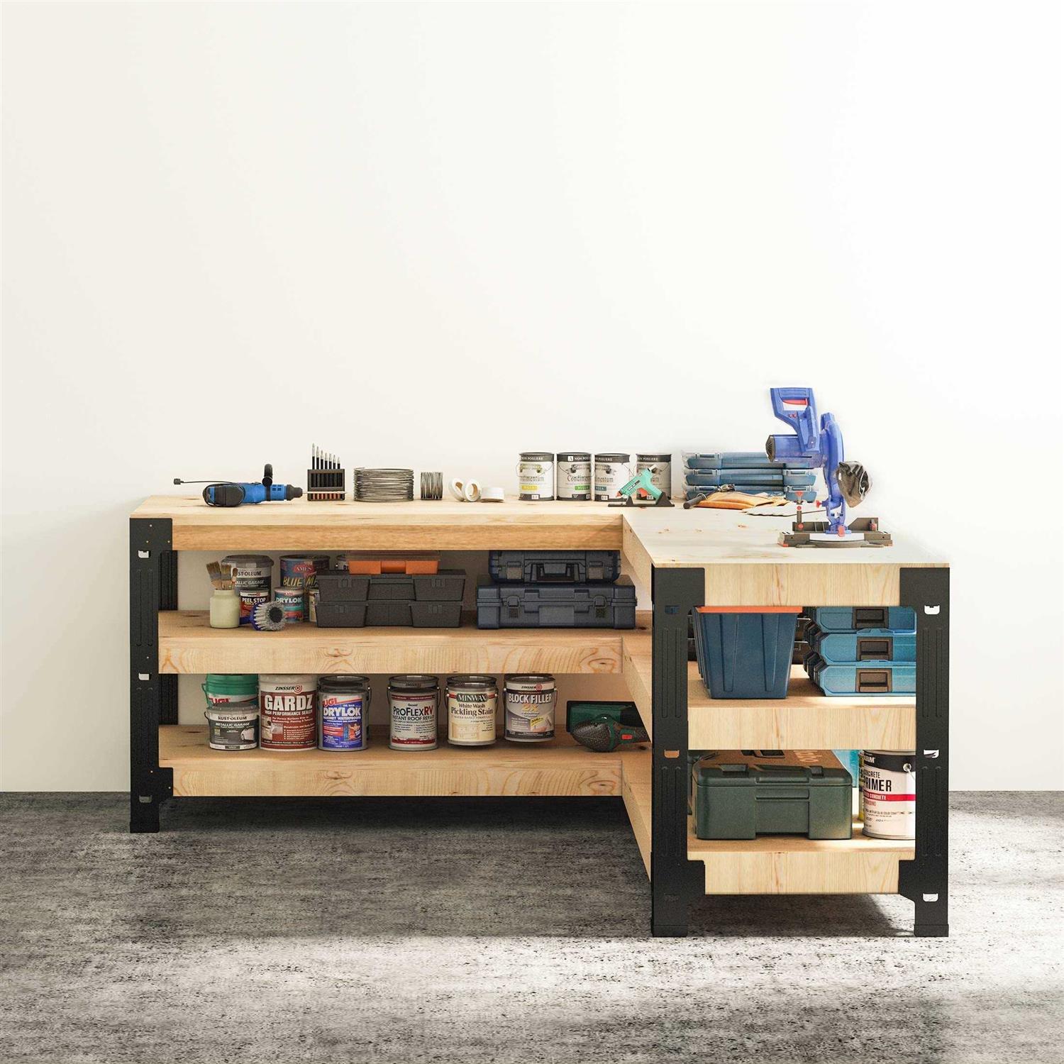 FLEXIMOUNTS Manual Height Adjustable Work Bench - MT - Mrs Treak