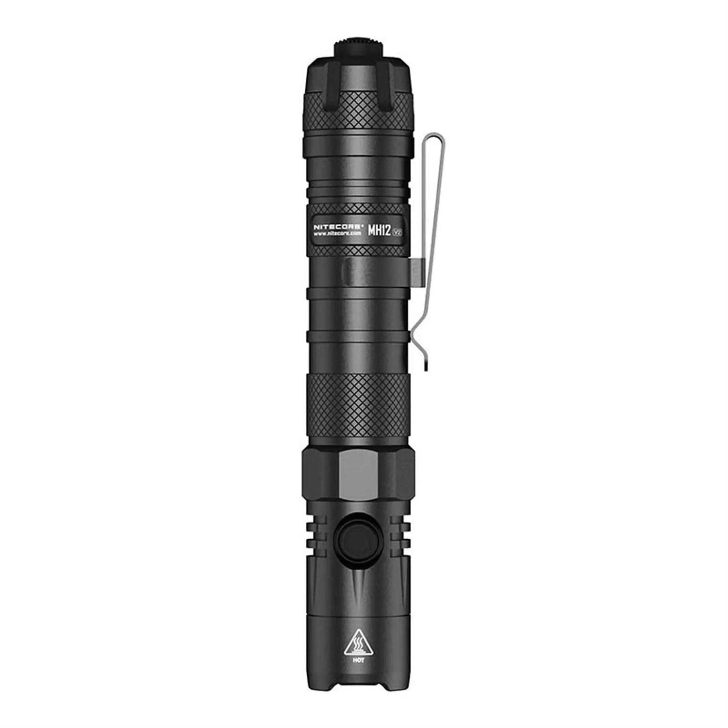 Nitecore MH12 Pro 3300 Lumen USB-C Rechargeable Flashlight - MT - Mrs Treak