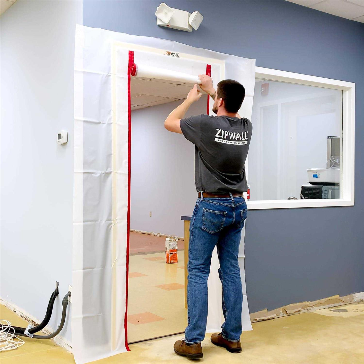 Zipwall Reusable Dust Panel - MT - Mrs Treak