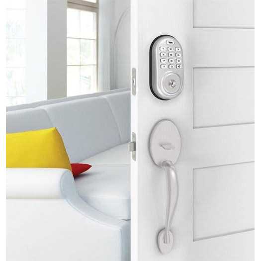 Yale Assure Lock Push Button Deadbolt with Z-Wave YRD216ZW210BP - MT - Mrs Treak