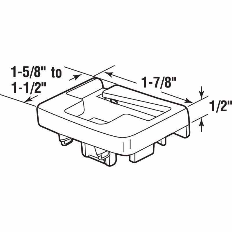 Prime-Line Sliding Door Repair Track - MT - Mrs Treak