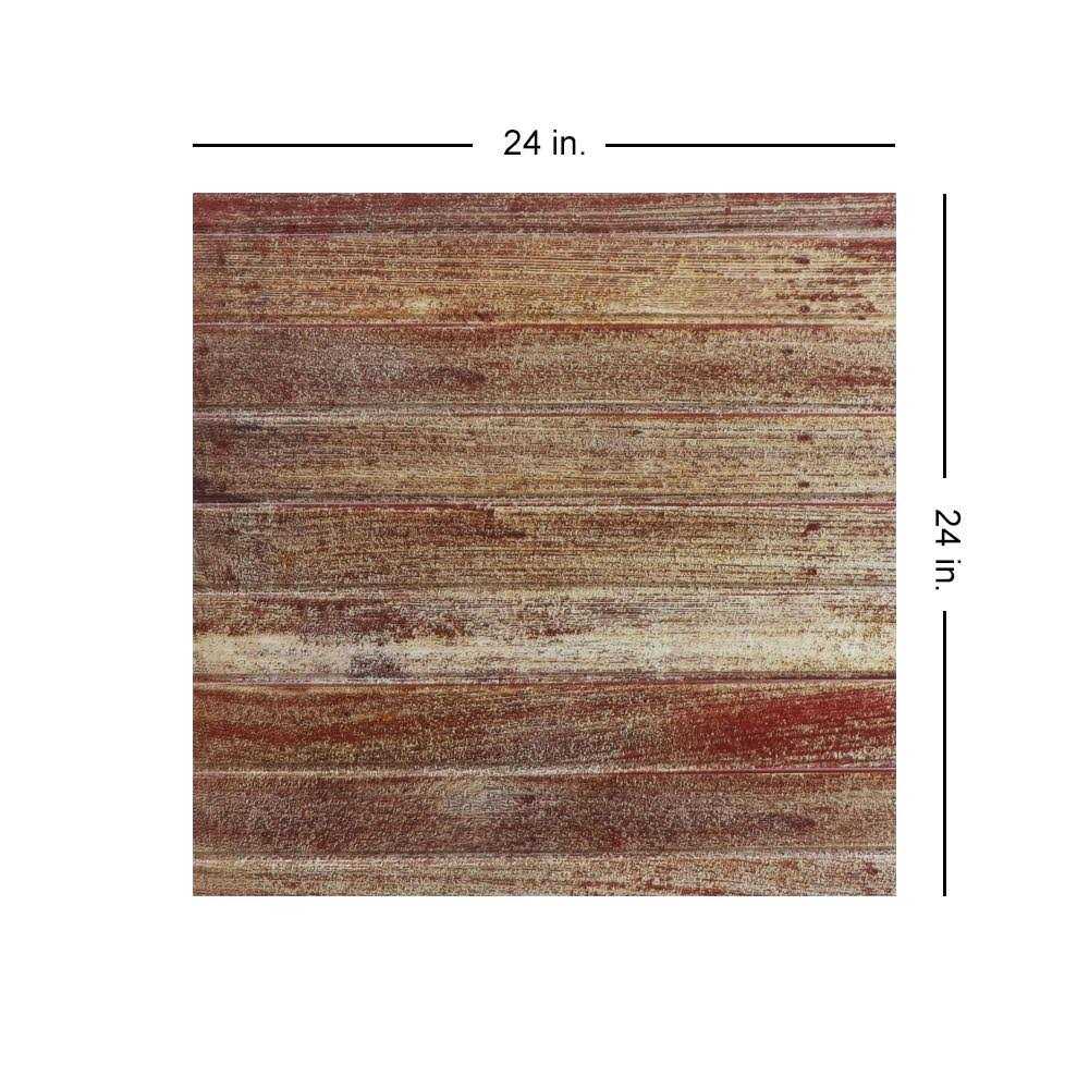 From Plain To Beautiful In Hours Dct10-Milan 2 ft. x 2 ft. PVC Glue-Up or Lay-In Ceiling Tile - MT - Mrs Treak