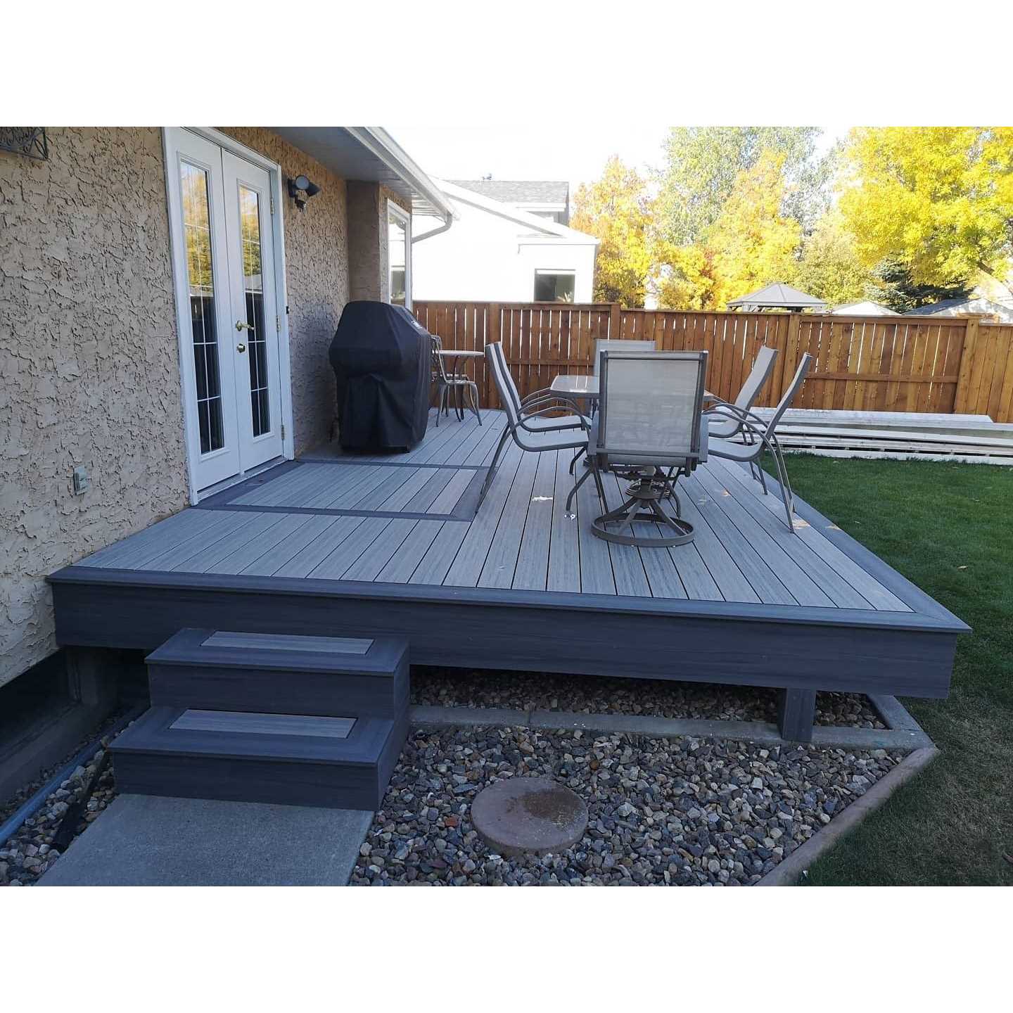 Deckorators Voyage 1-in x 6-in x Grooved Composite Deck Board - MT - Mrs Treak