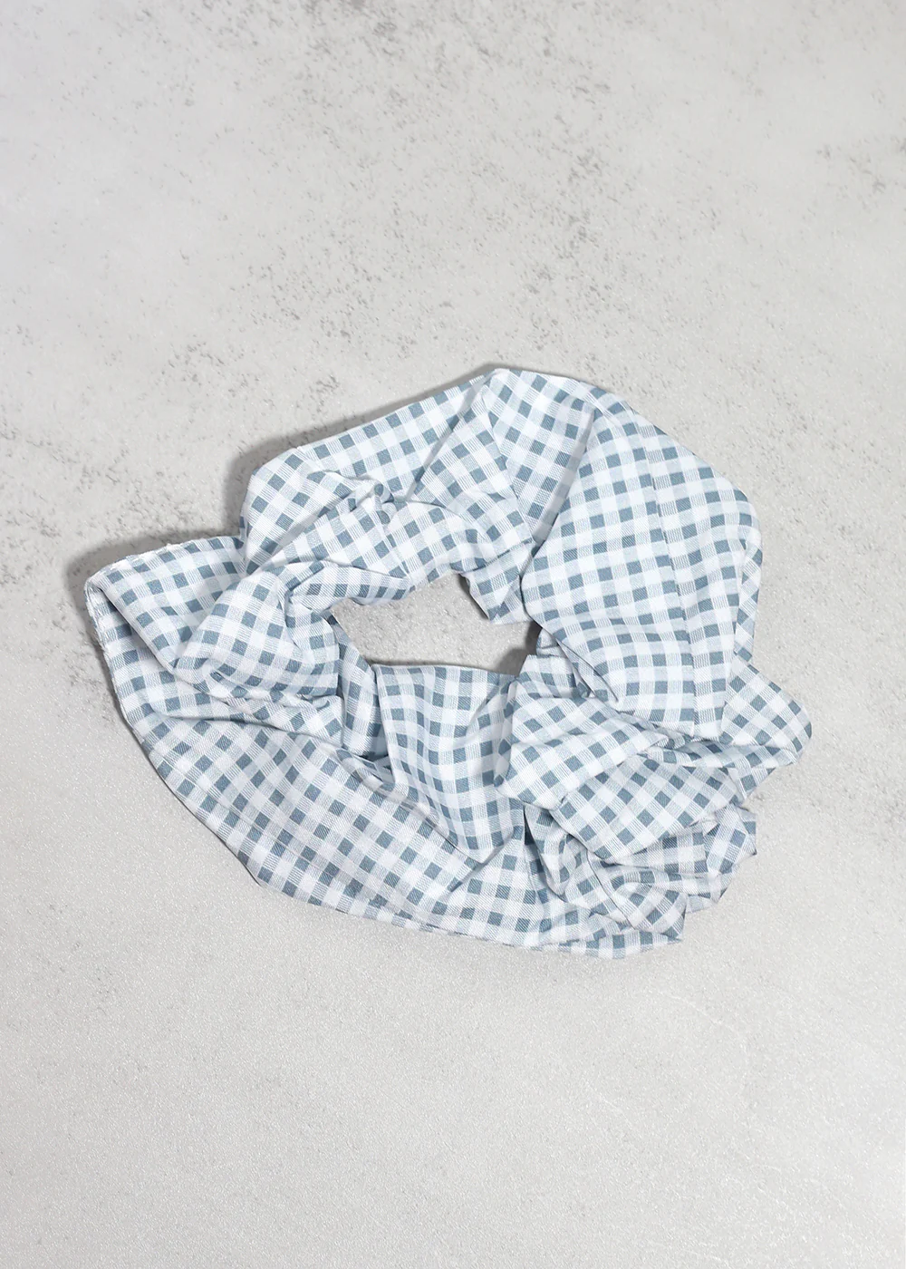 Gingham Large Scrunchie - Mrs Treak