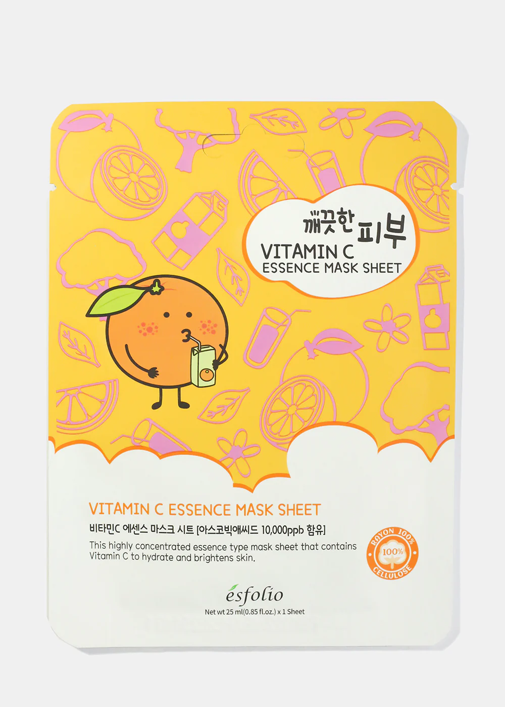 Vitamin C Essence Face Sheet Mask - Mrs Treak