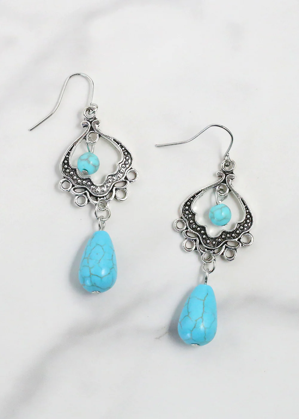 Vintage Turquoise Earrings - Mrs Treak