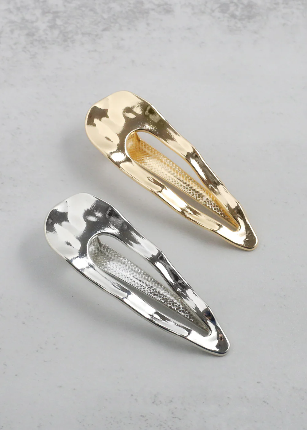 Wave Metal Hair Clips - Mrs Treak