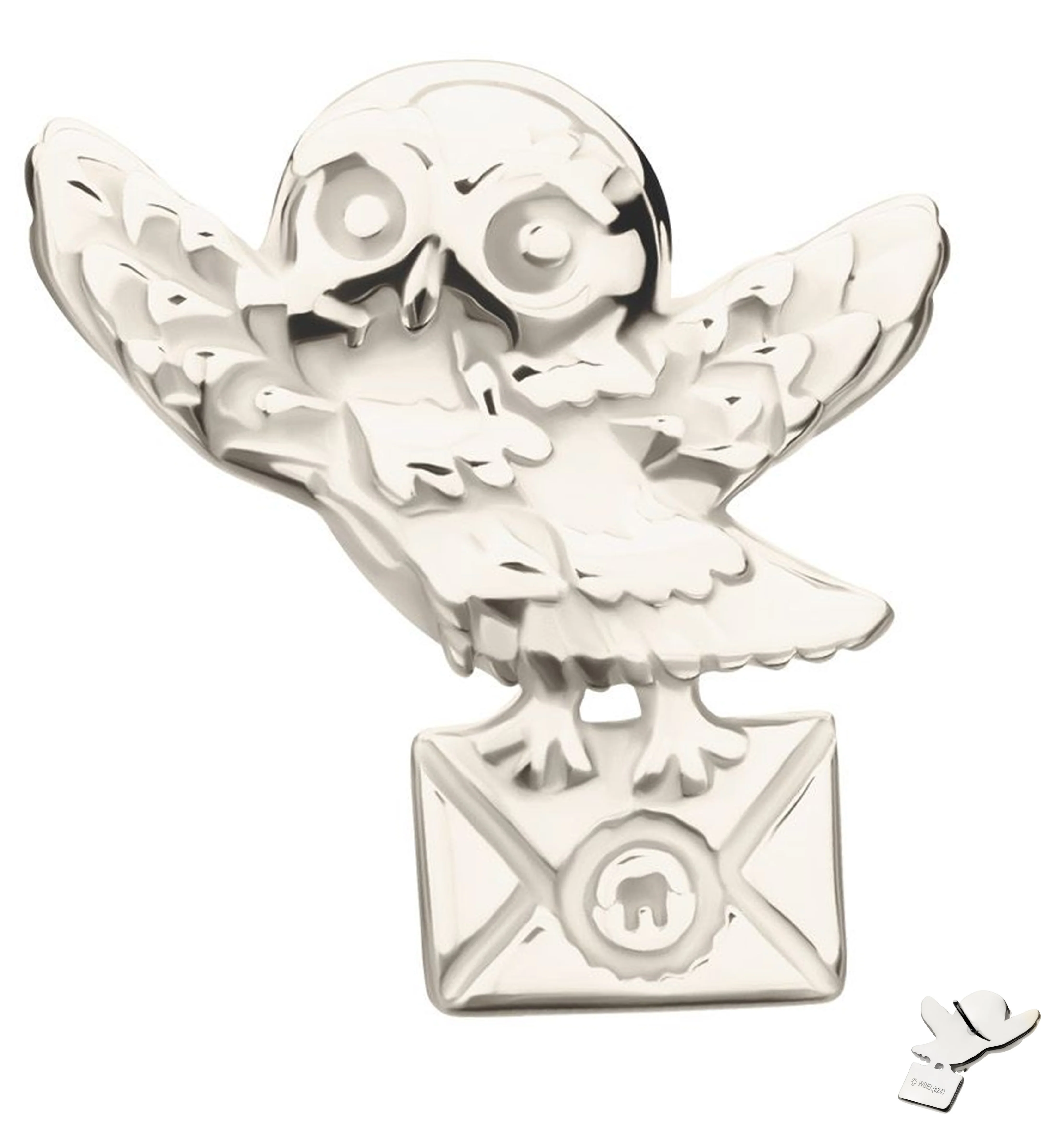 14kt White Gold Hedwig Threadless Top - Mrs Treak