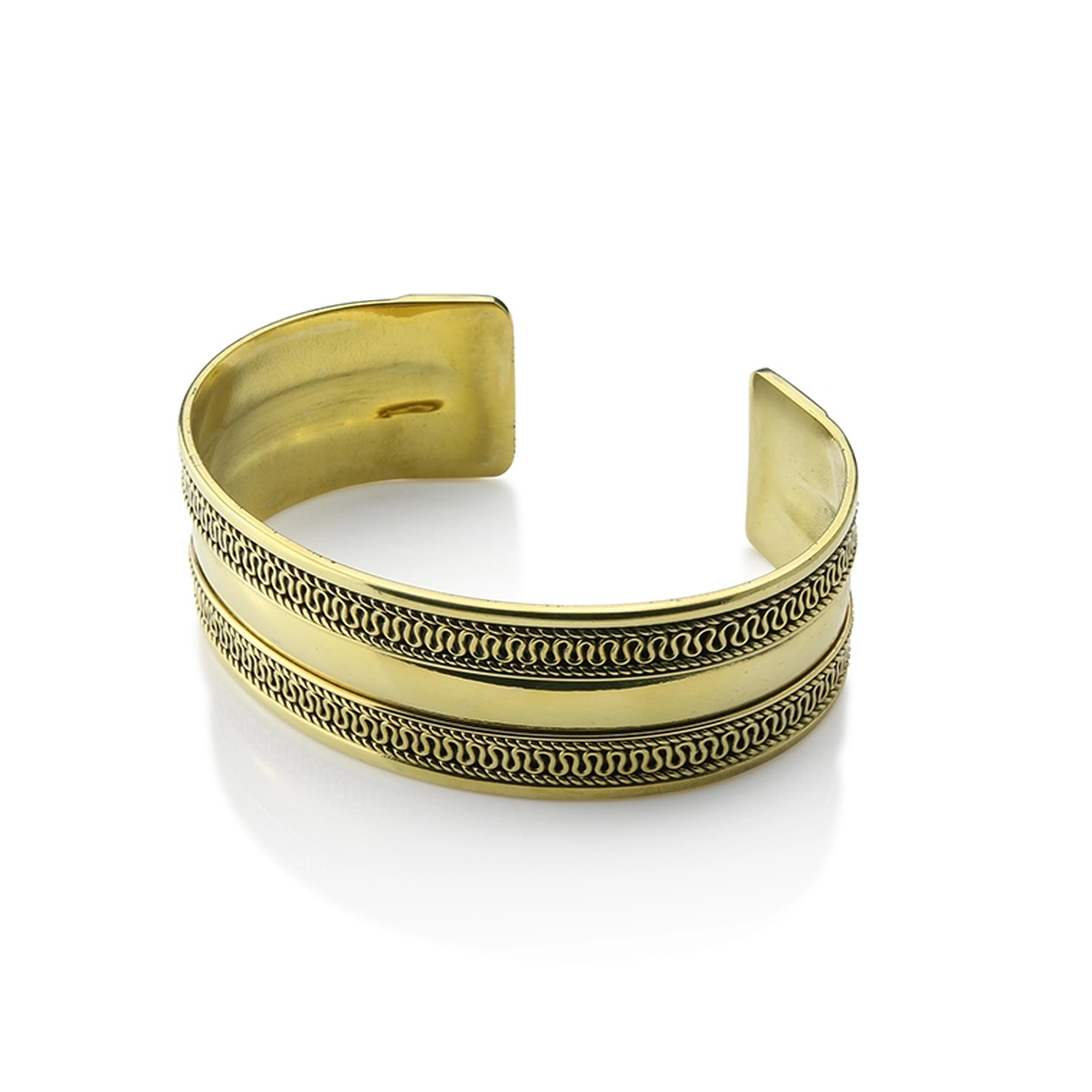 Titisan Brass Bangle - Mrs Treak