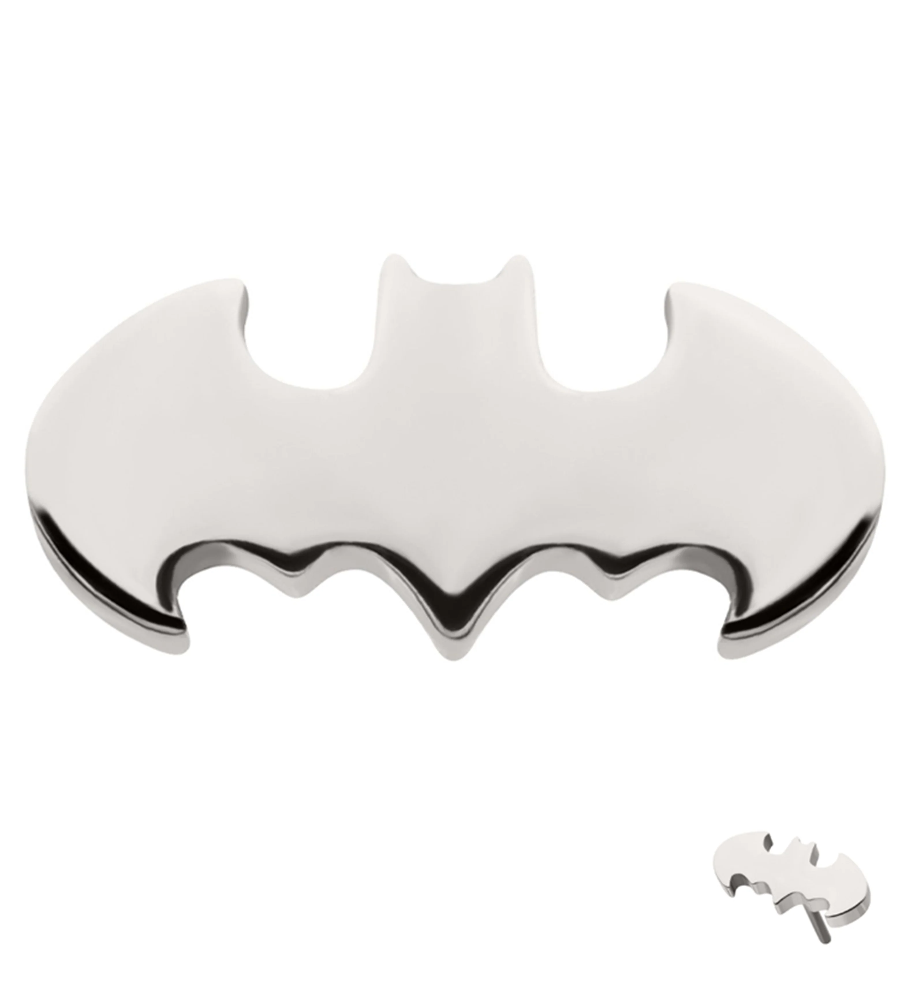 Calling Batman Titanium Threadless Top - Mrs Treak