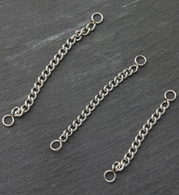 Stainless Steel Nose & Cartilage Piercing Chain - Mrs Treak
