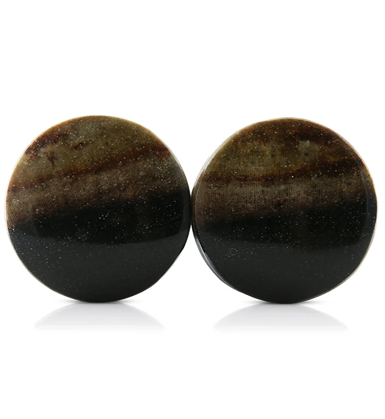 Petrified Wood Plugs 1 Inch (25mm) Version 4 - Mrs Treak