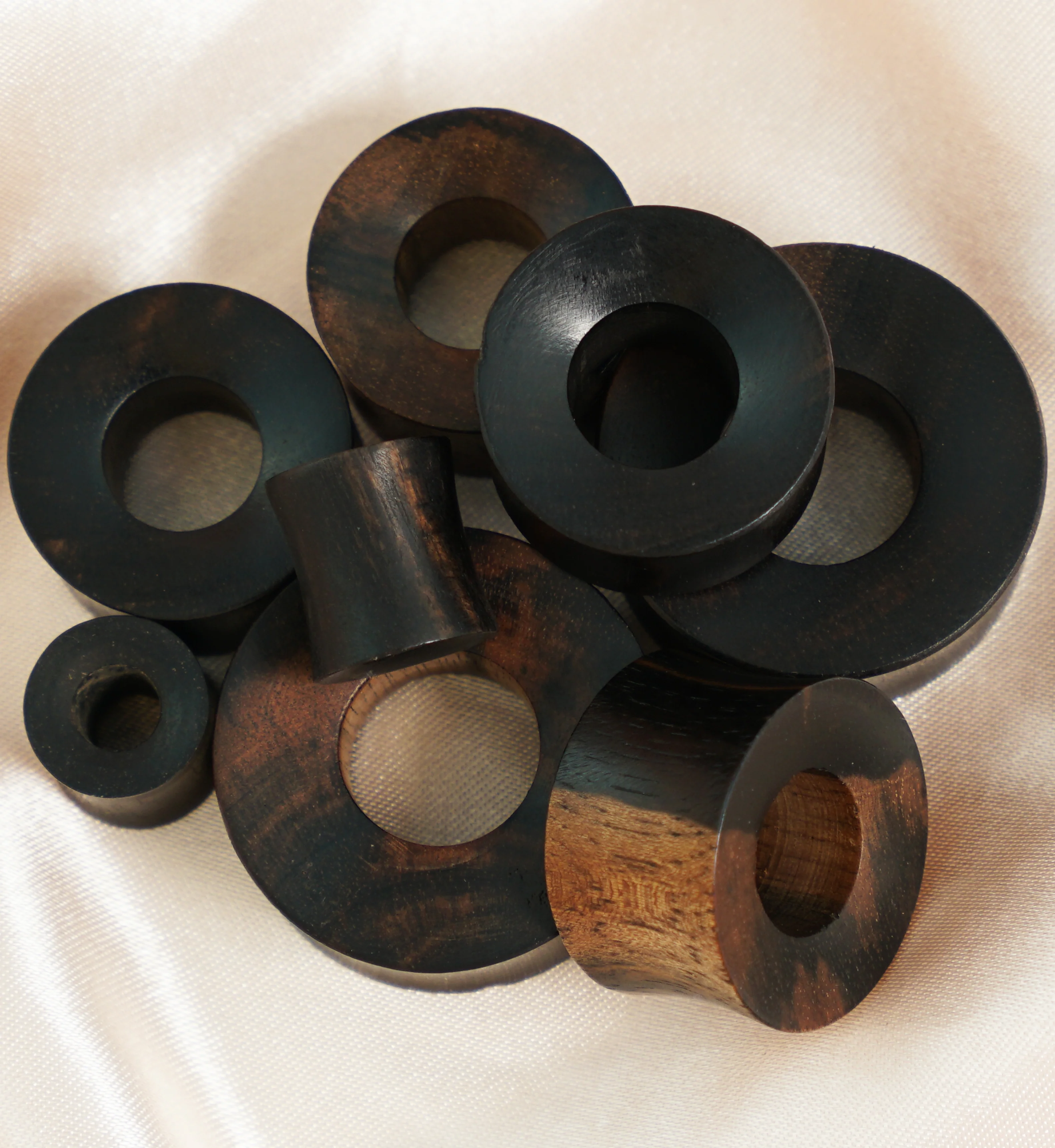 Areng Wood Thick Wall Tunnels - Mrs Treak