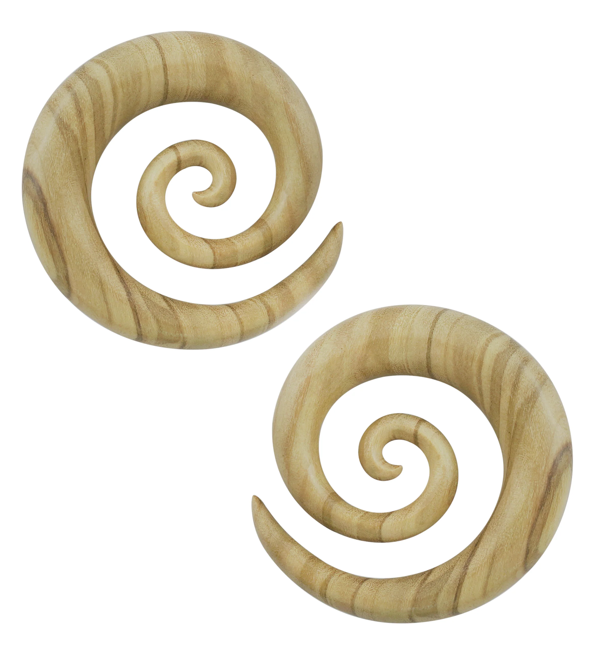 Olive Wood Super Spirals - Mrs Treak