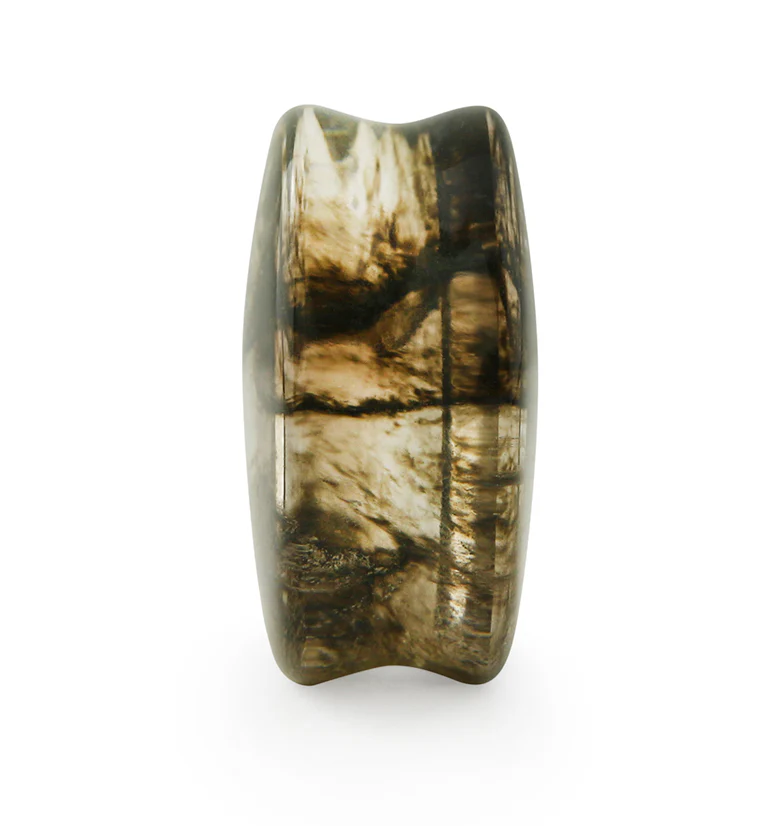 Black Hazy Glass Plugs - Mrs Treak