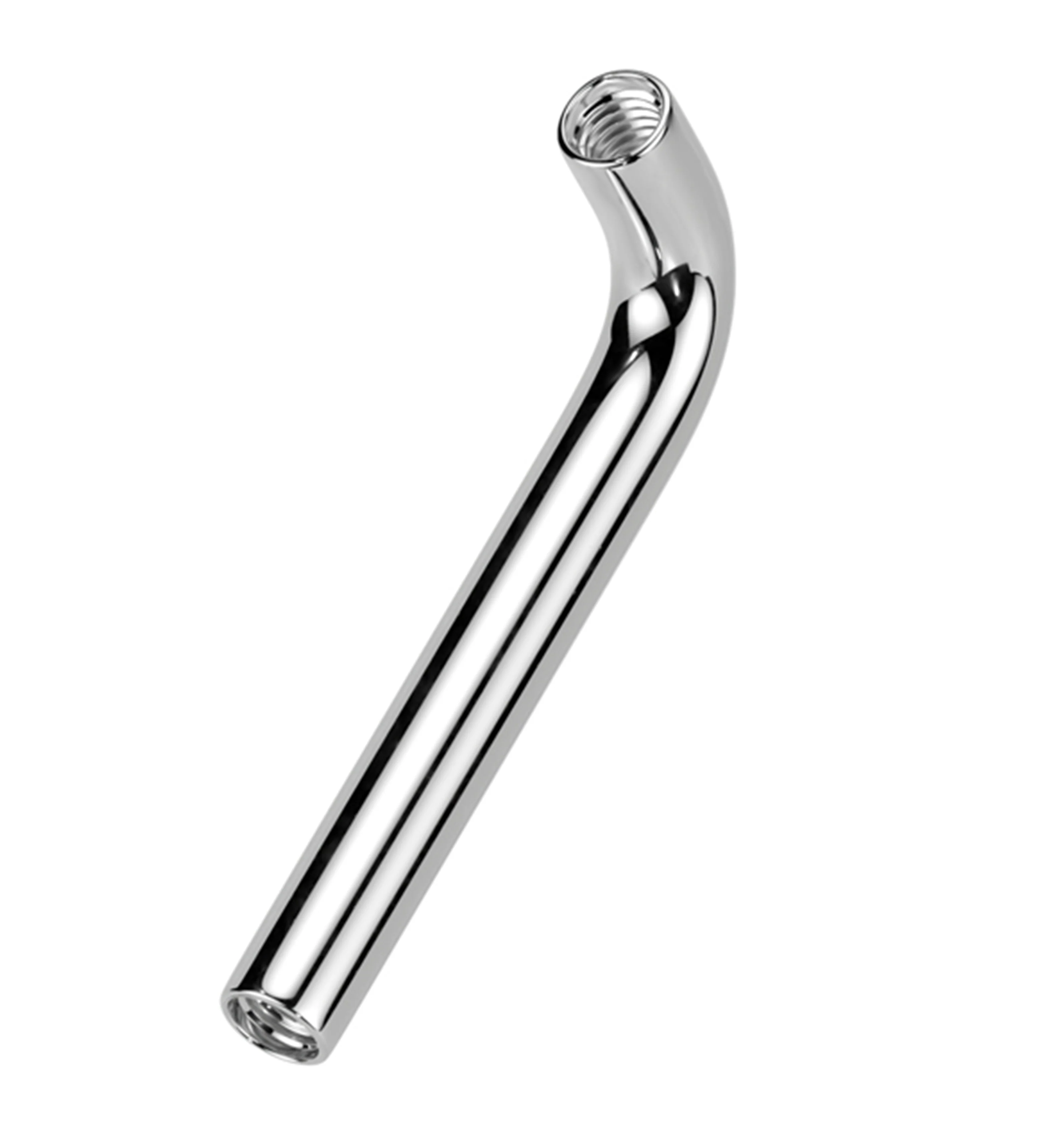 Vertical Clitoral Hood Internally Threaded Titanium Barbell (Barbell Only) - Mrs Treak