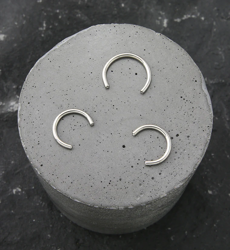 Threadless Titanium Circular Barbell (Bar Only) - Mrs Treak