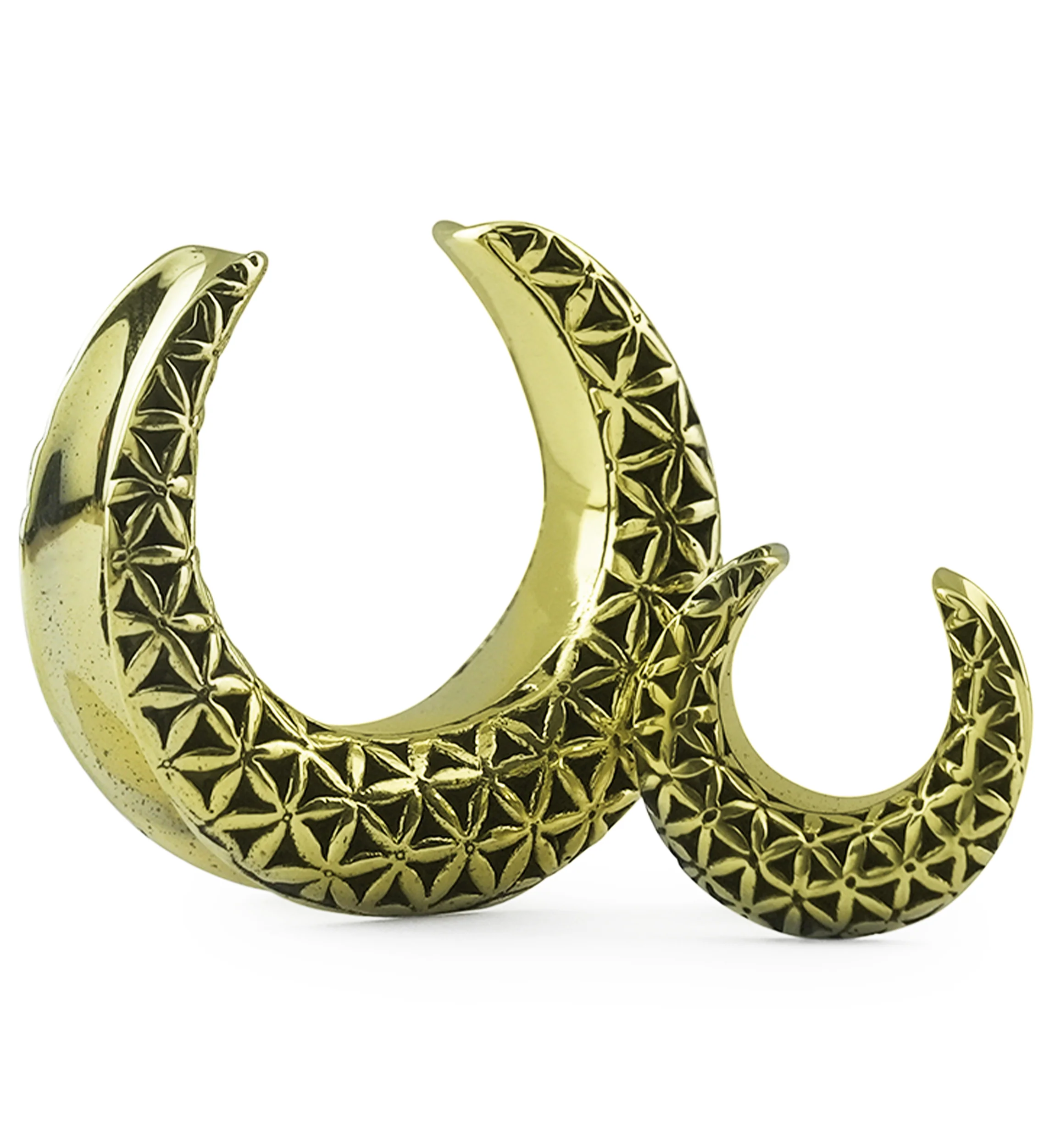 Flower of Life Brass Saddles - Mrs Treak