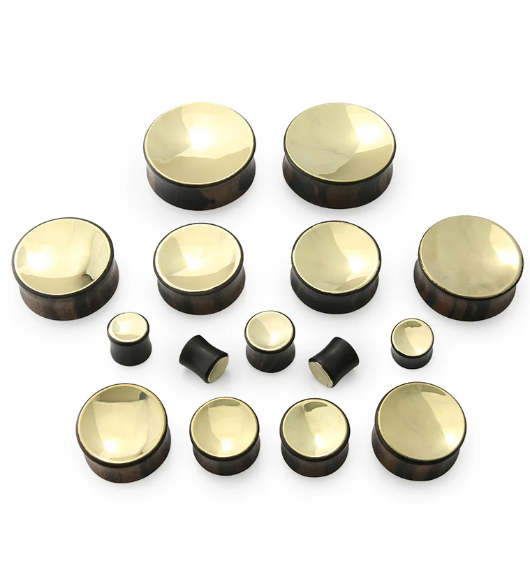 Auda Brass Wood Plugs - Mrs Treak