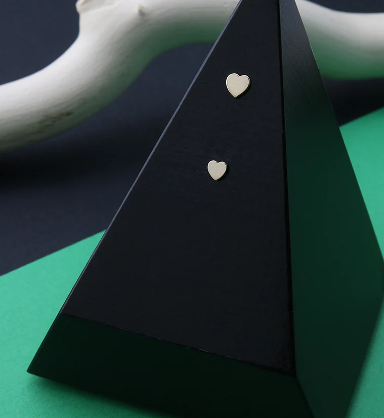 14kt All Gold Heart Threadless Top - Mrs Treak