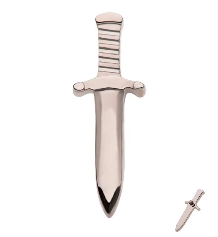 Dagger Internally Threaded Titanium Top - Mrs Treak
