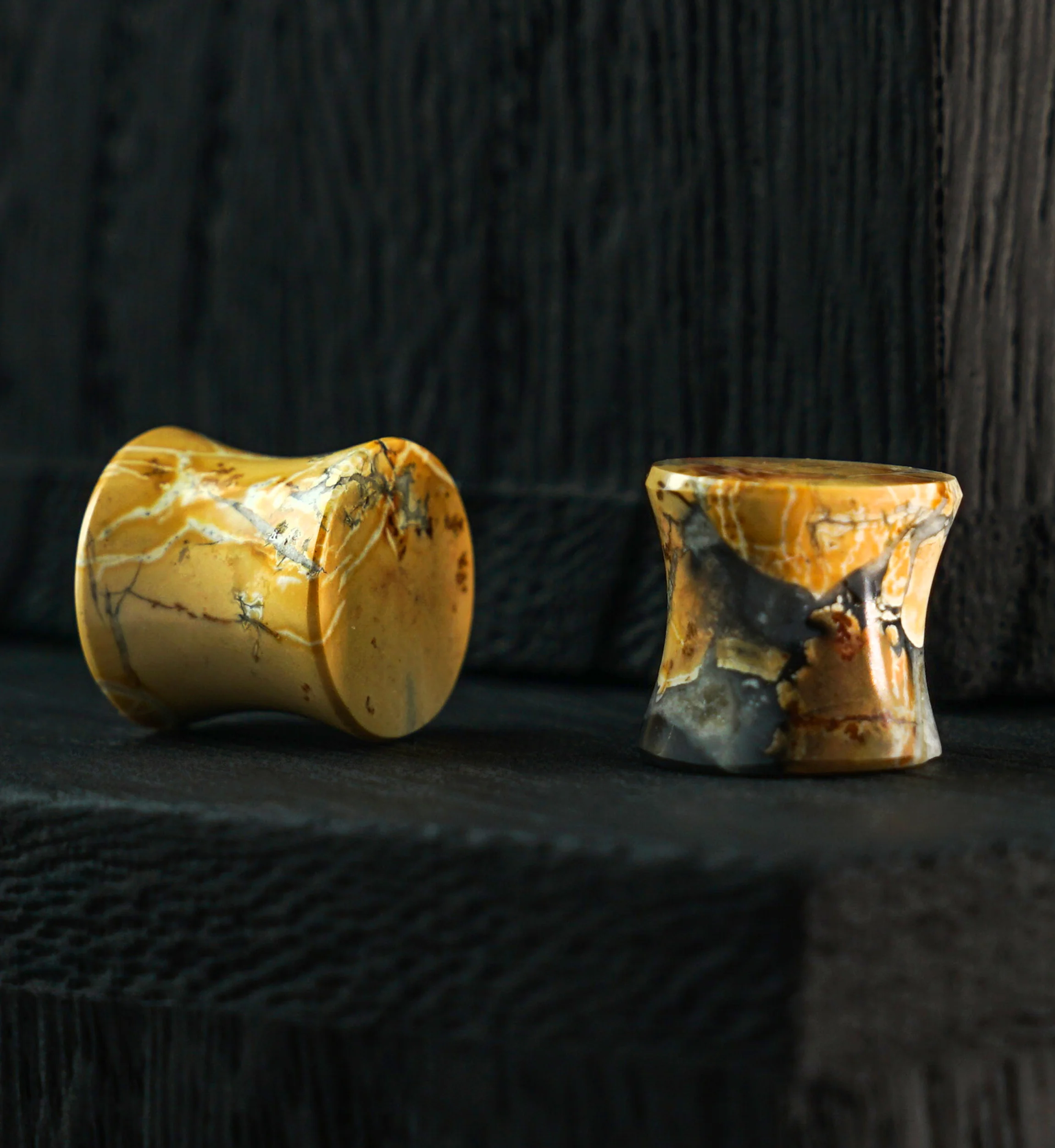 Maligano Jasper Stone Plugs (9mm) Version 1 - Mrs Treak