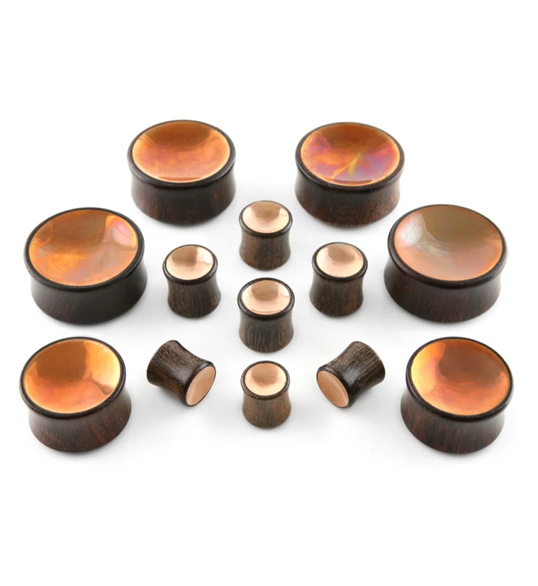 Auda Copper Wood Plugs - Mrs Treak