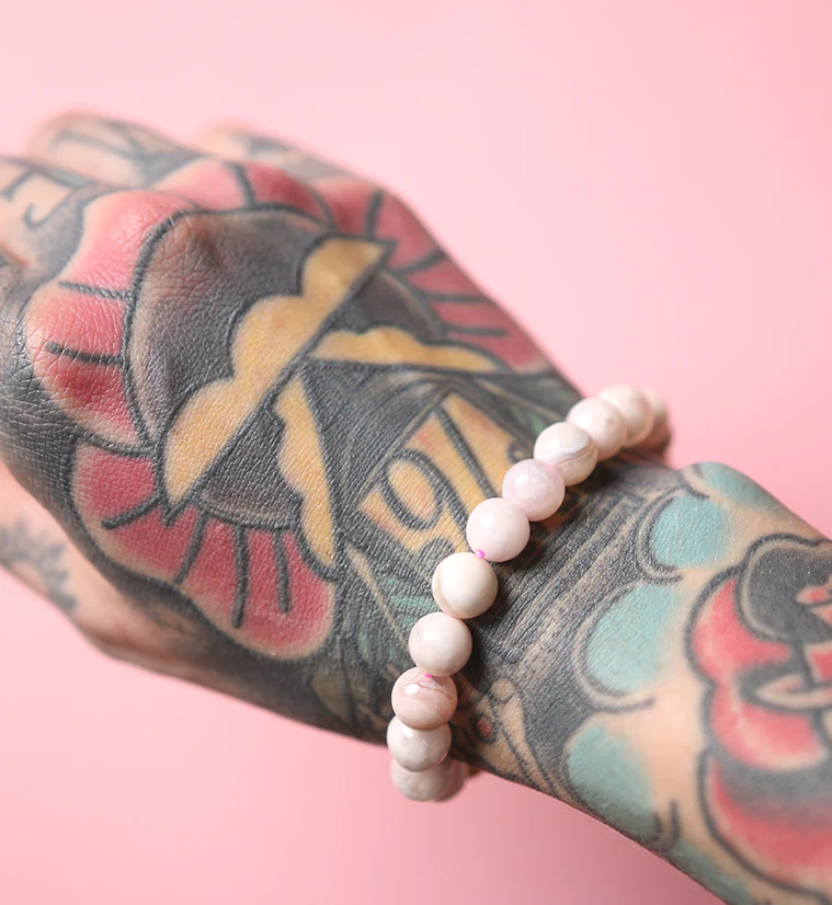 Sakura Agate Stone Bracelet - Mrs Treak