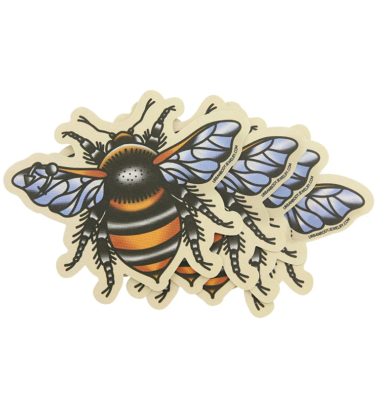 Bumblebee Sticker Pack (4 pack) - Mrs Treak