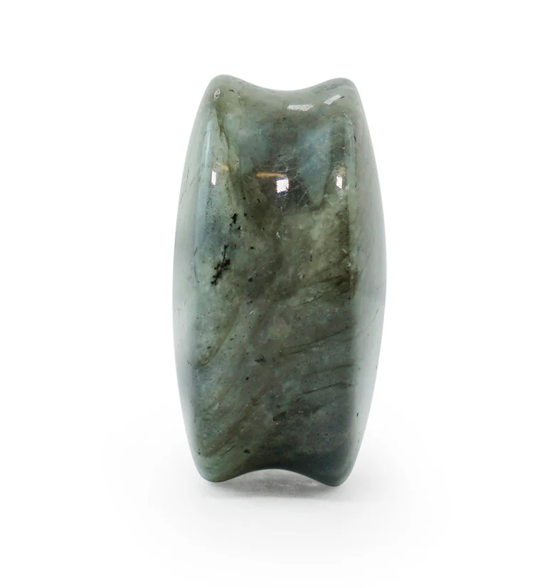 Grey Labradorite Stone Plugs - Mrs Treak
