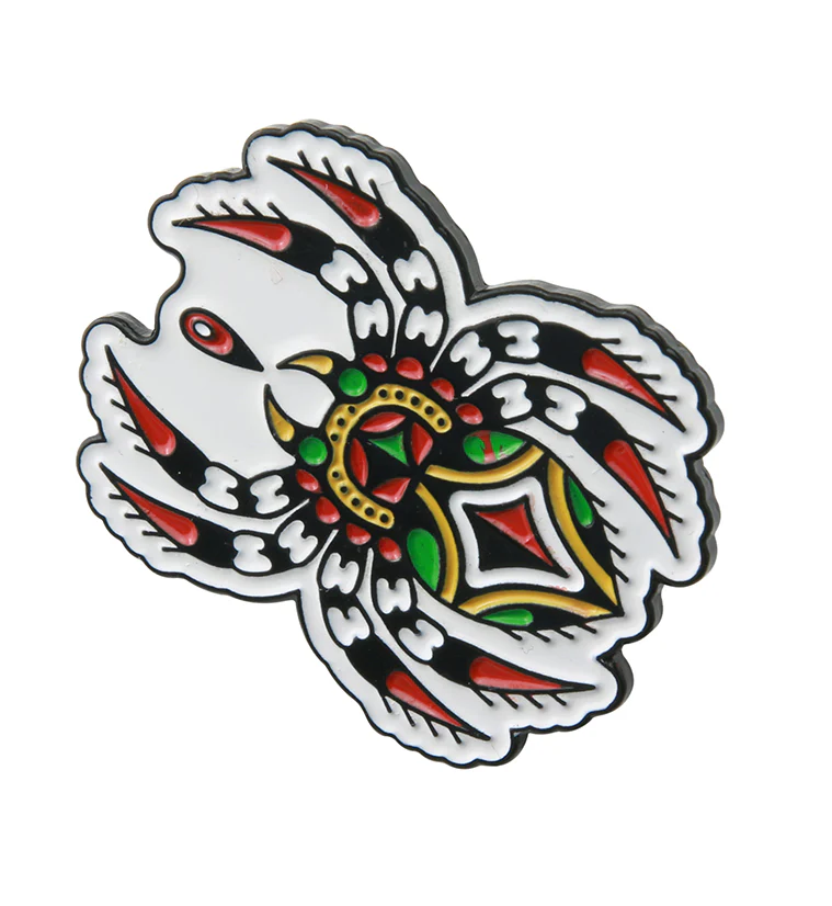 Spider Enamel Pin - Mrs Treak