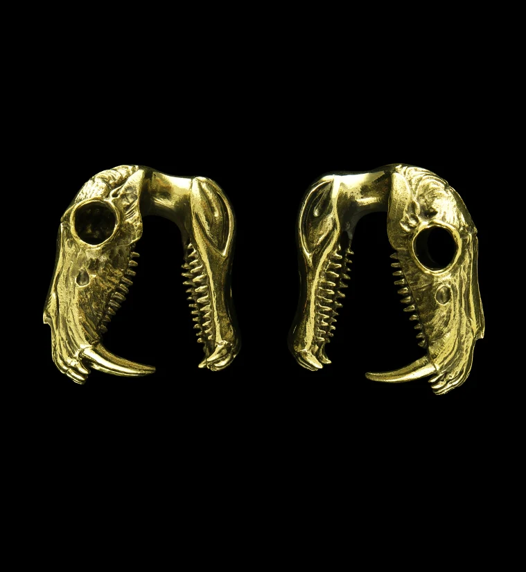 Saber Tooth Tiger Ear Weights - Mrs Treak