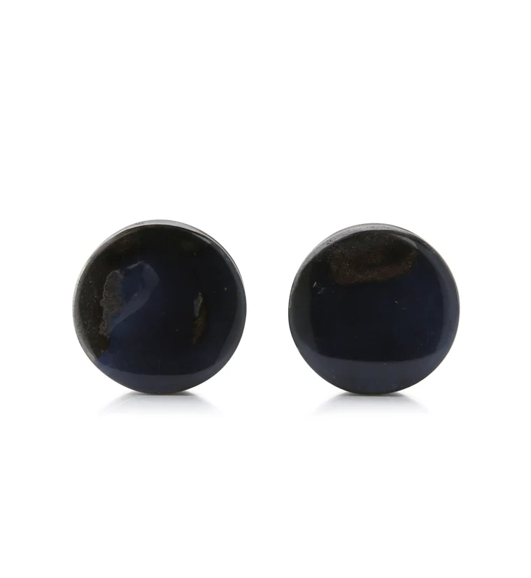 Boulder Opal Stone Plugs 1/2