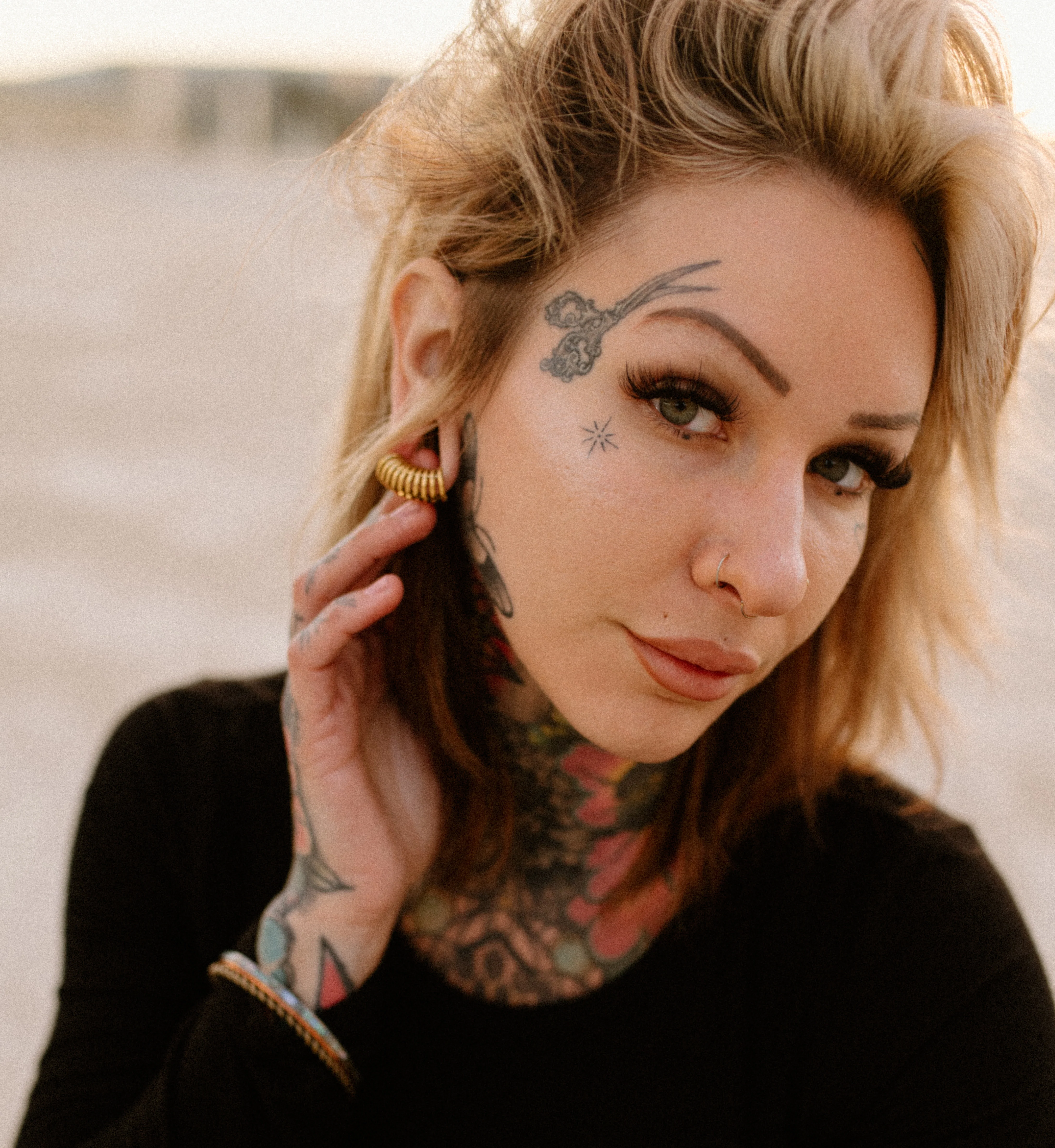 Gold PVD Stacked Stainless Steel Rings - 10 Ring Stack - Mrs Treak