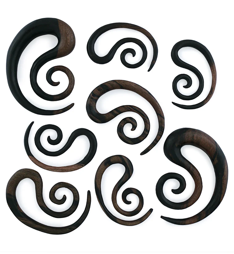 Helical Areng Wooden Spiral Hangers - Mrs Treak