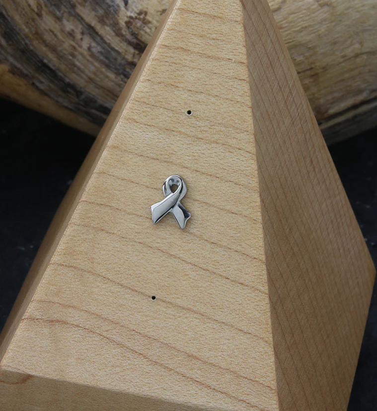 Ribbon Threadless Titanium Top - Mrs Treak