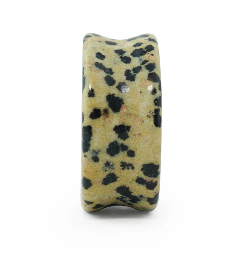 Dalmatian Jasper Stone Plugs - Mrs Treak