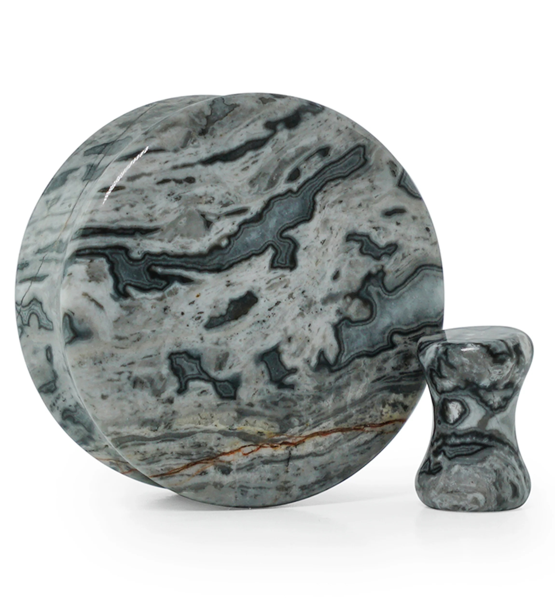 Wave Jasper Stone Plugs - Mrs Treak