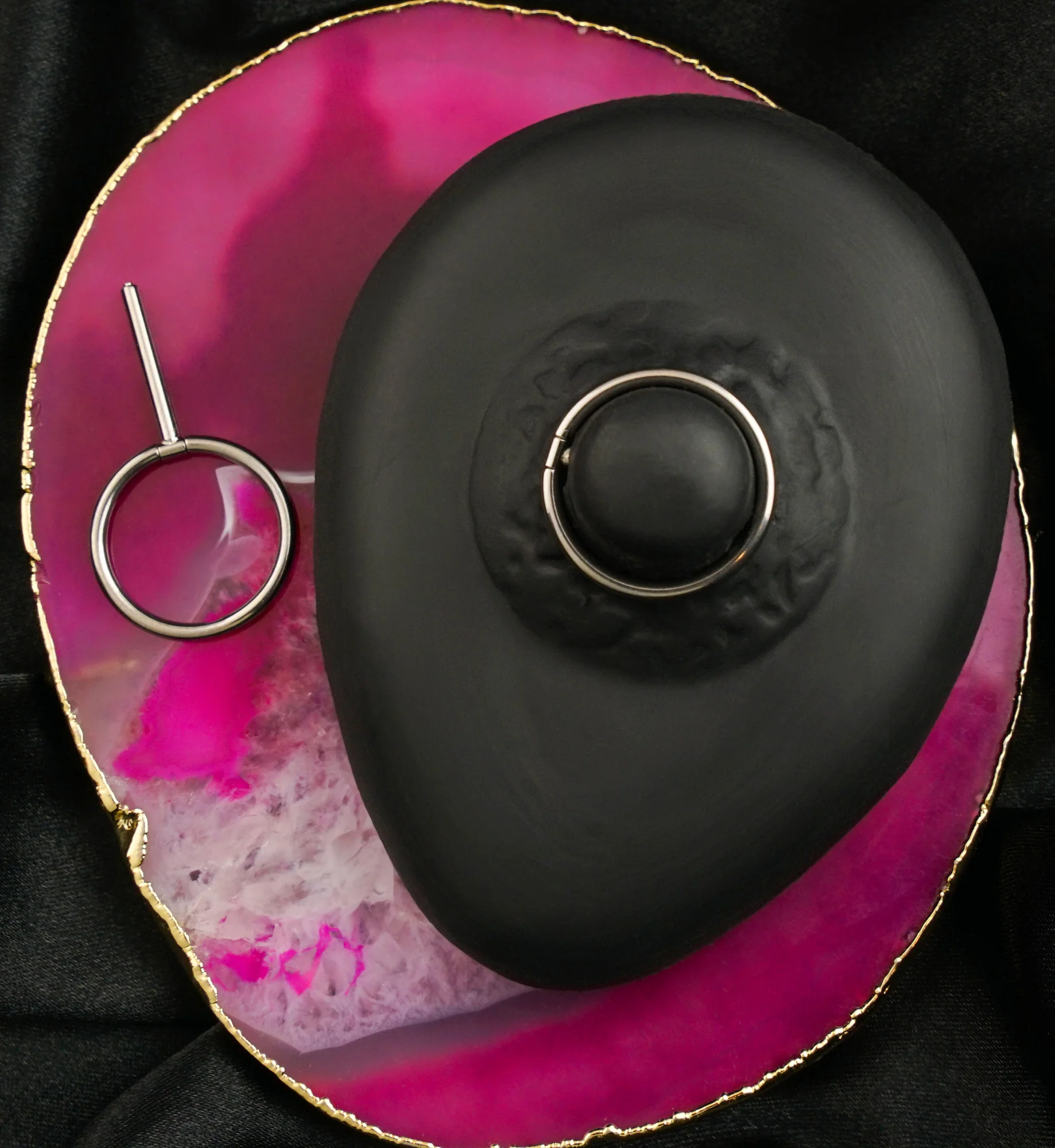 Circlet Titanium Nipple Clicker Ring - Mrs Treak