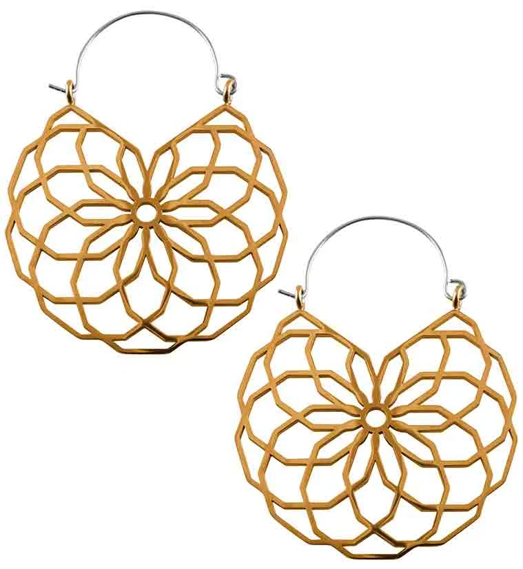 20G Rose Gold Bloom Hangers - Earrings - Mrs Treak