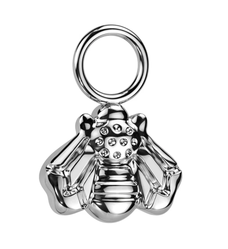 Bee Titanium Charm - Mrs Treak