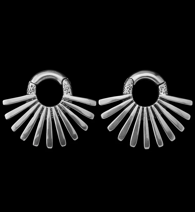 Pinna White Brass Hinged Ear Weights - Mrs Treak