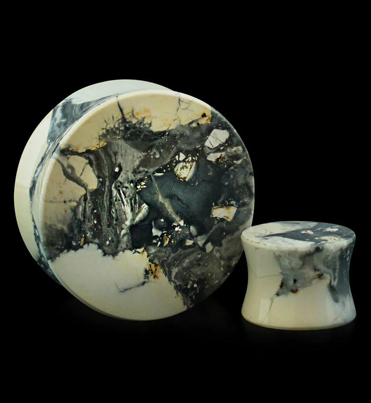 Maligano Jasper Stone Plugs - Mrs Treak