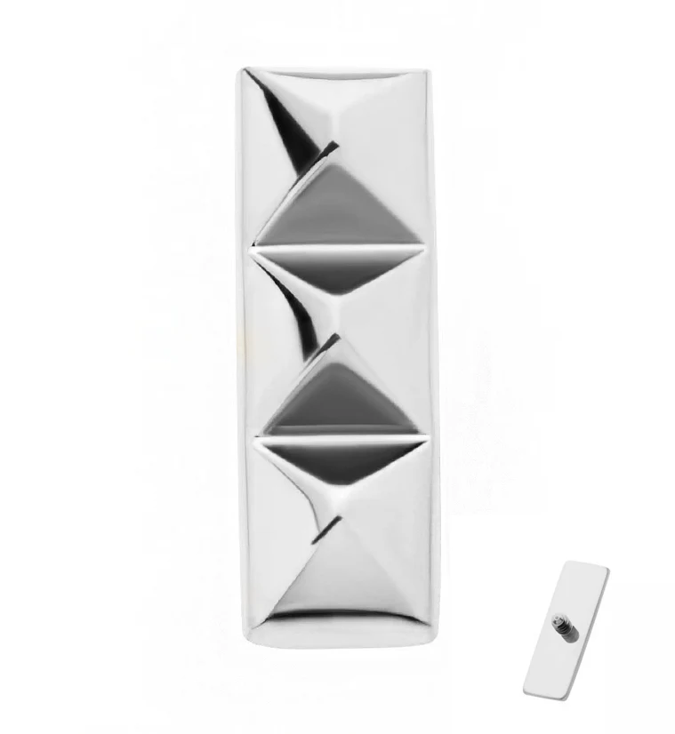 Triple Poly Stud Internally Threaded Titanium Top - Mrs Treak