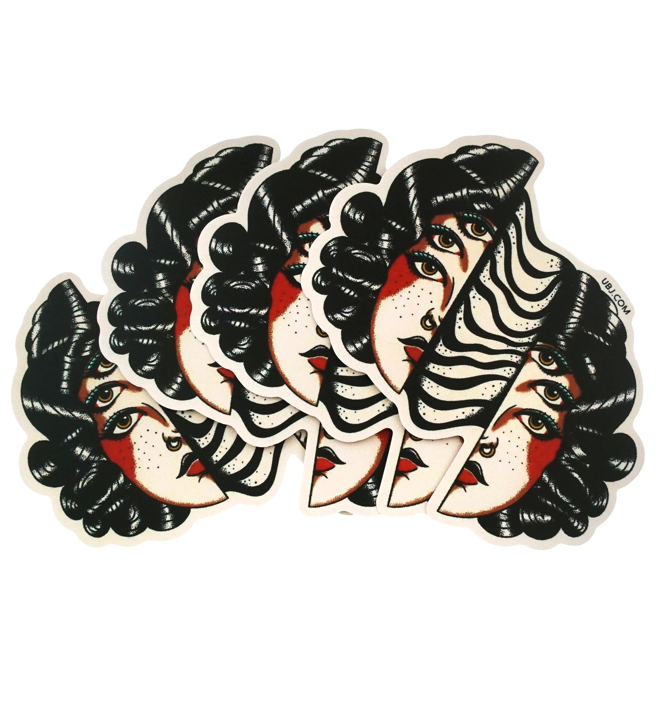 Split Sticker Pack (4 pack) - Mrs Treak