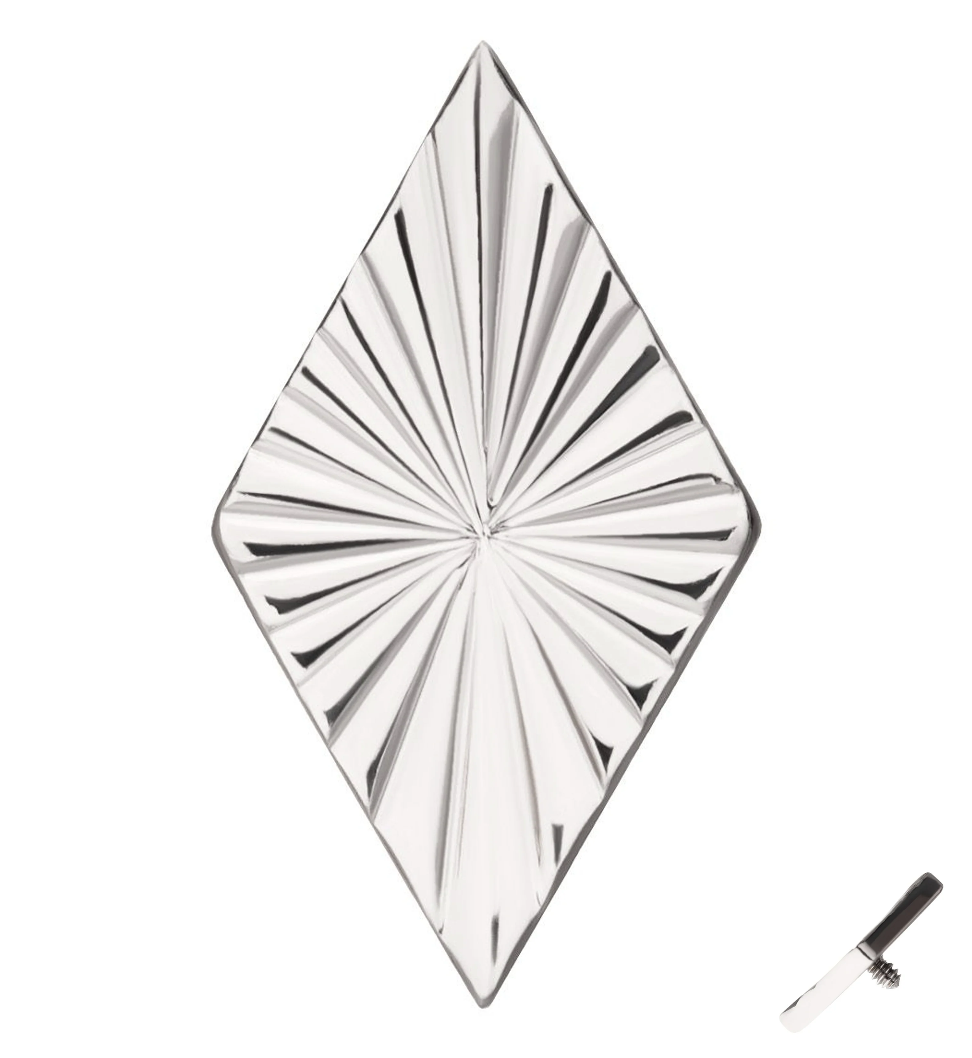 Score Rhombus Titanium Internally Threaded Top - Mrs Treak