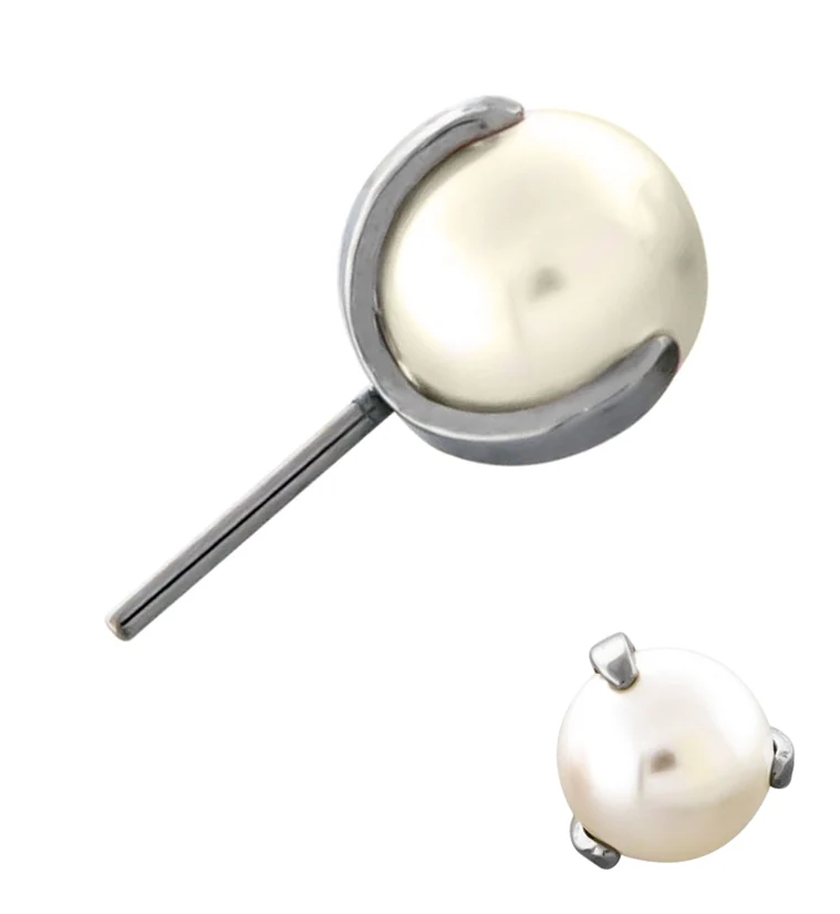 Pearl Claw Titanium Threadless Top - Mrs Treak