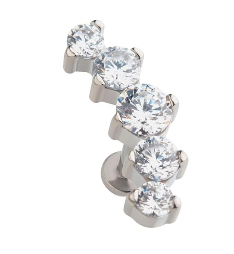 String CZ Labret Post - Mrs Treak