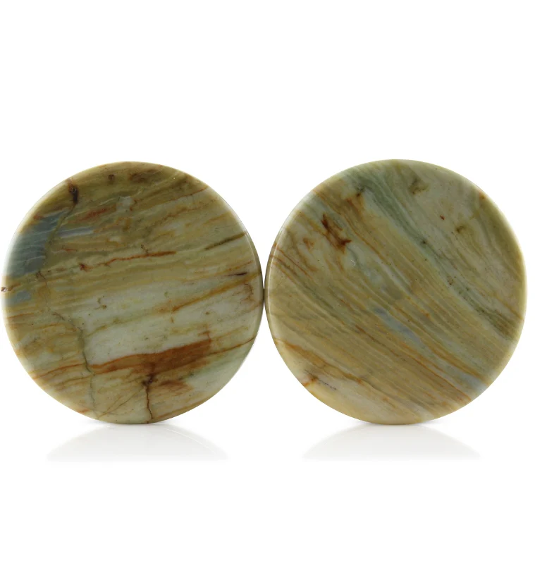 Larsonite Stone Plugs 1 Inch (25mm) Version 1 - Mrs Treak